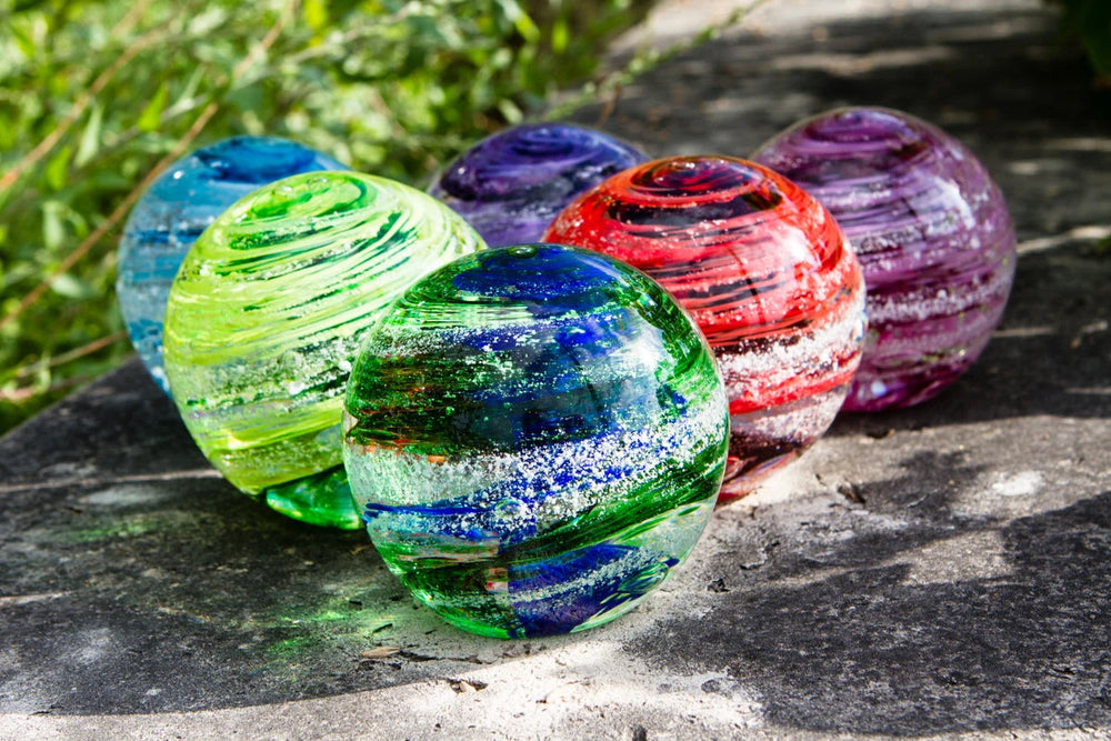 cremation orbs with ash